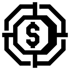 dartboard icon illustration