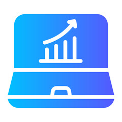 growth gradient icon