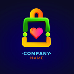 This is a logo for ecommerce business, online store, online shop