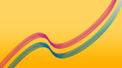 yellow and red green line