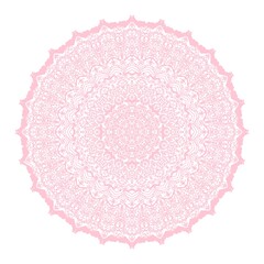 細かな丸型レース模様　ピンク