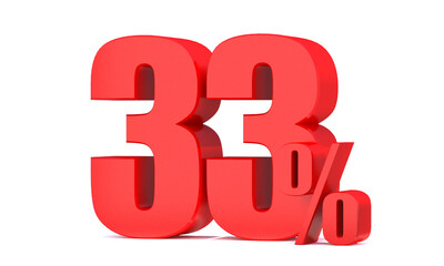 33 Percent off 3d Sign on White Background, Special Offer 33% Discount Tag, Sale Up to 33 Percent Off,big offer, Sale, Special Offer Label, Sticker, Tag, Banner, Advertising, offer Icon
