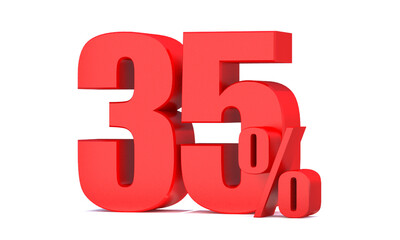 35 Percent off 3d Sign on White Background, Special Offer 35% Discount Tag, Sale Up to 35 Percent Off,big offer, Sale, Special Offer Label, Sticker, Tag, Banner, Advertising, offer Icon