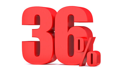 36 Percent off 3d Sign on White Background, Special Offer 36% Discount Tag, Sale Up to 36 Percent Off,big offer, Sale, Special Offer Label, Sticker, Tag, Banner, Advertising, offer Icon