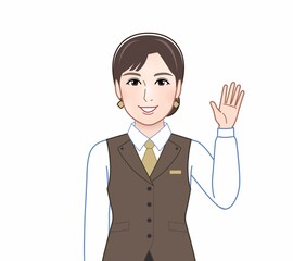 ホテリエの女性