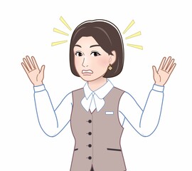 受付担当の女性