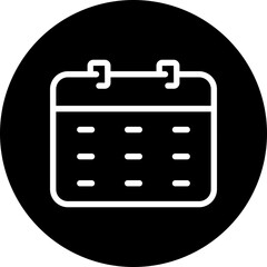 agenda glyph icon