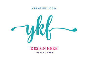 YKF lettering logo is simple, easy to understand and authoritative