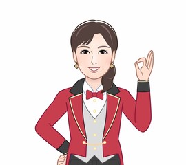 マジシャンの女性