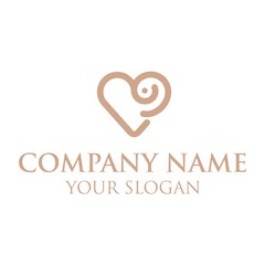 monogram love logo