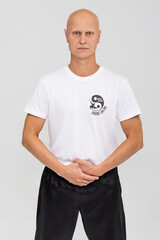 Wushu training in studio session