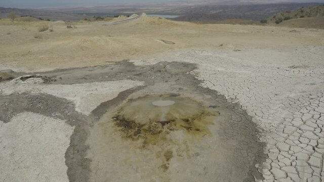 Mud Volcanoes At Takhti-Tepha Natural Monument, Georgia