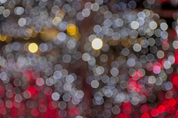 abstract bokeh christmas lights background