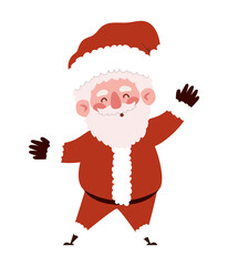 smiling santa claus illustration