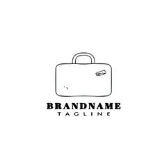 business bag logo icon cartoon design template style
