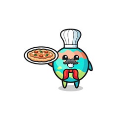 bath bombs character as Italian chef mascot