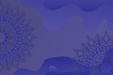 Beautiful vector hand drawn indian ornament mandala on background style.