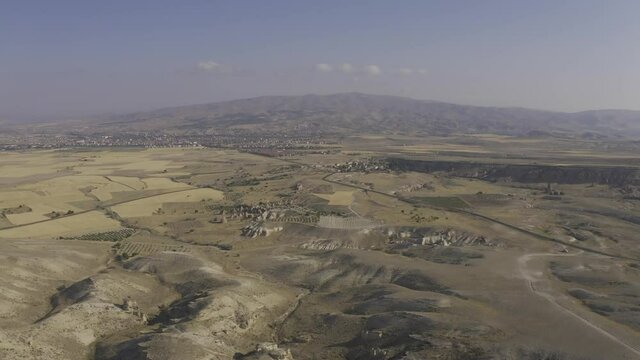 Aerial, Mountainous Landscapes, Malatya Region, Turkey