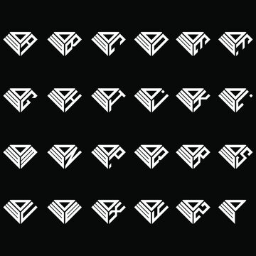 DWA to DWZ letter logo creative design, Multiple triple letter logo design, OWA to OWZ letter logo creative design, Multiple triple letter logo design