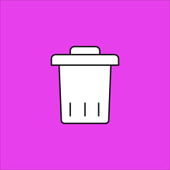 recycle bin vector icon design 