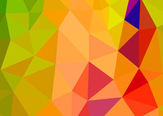 abstract orange background from crystal, you can change Vector art.