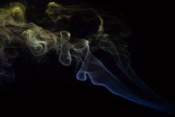 Abstract colorful smoke Weipa. Personal vaporizers fragrant steam. Concept of alternative...
