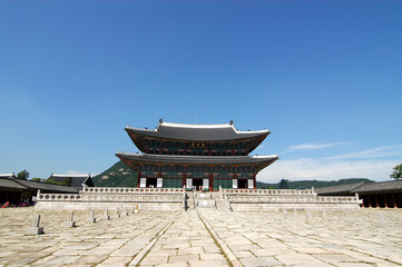 Gyeongbokgung Palace Geunjeongjeon - Seoul, Korea (The Chinese character "Geunjeongjeon")