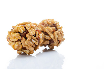 Turkish dessert cezerye with walnuts or pistachio
