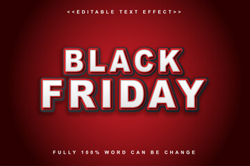 editable black friday text effect.logo text