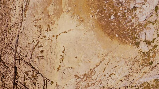 Aerial, Nemrut Dagi, 7 Statues, Turkey