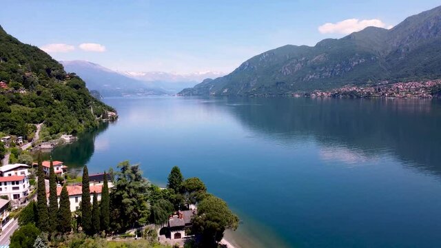 Lake, mountain, northern Italy, Lake como