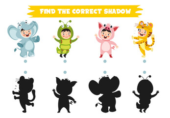 Find The Correct Shadow Activity