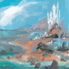 castle on the stone island