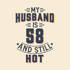 Fototapeta premium My husband is 58 and still hot