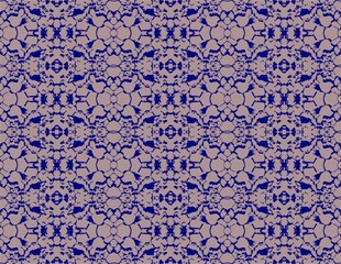 illustration design of blue and cream color ornamental abstract pattern perfect for wallpaper, printable and crafting