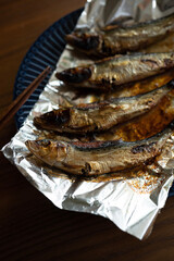 baked sardine