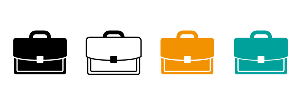 Briefcase Icon Collection.