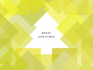 Origami frame Christmas tree(yellow)