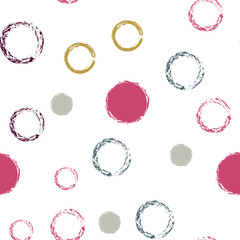 Obraz premium Black Brush Circle