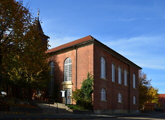 Historische Kirche im Dorf Rethem, Niedersachsen