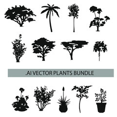 VECTOR PLANTS BUNDLE