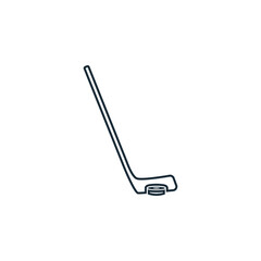 Hockey Sport Icon Design Template Elements