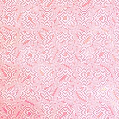 Abstract white and pink lines wave geometry background.