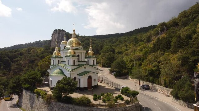 Church of the Holy Archangel Michael in Oreanda, Crimea.