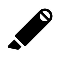 scalpel icon with black outline style