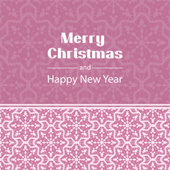 Christmas card with snow-white openwork New Year's snowflakes. Christmas greeting card. Abstract Happy New Year background