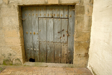 Vista de la localidad La Puebla de Labarca en la Rioja Alavesa, Alava, País Vasco