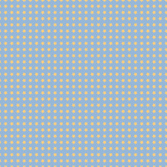 Vector seamless pattern with smal stars on blue background.