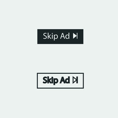 Skid ad button vector icon
