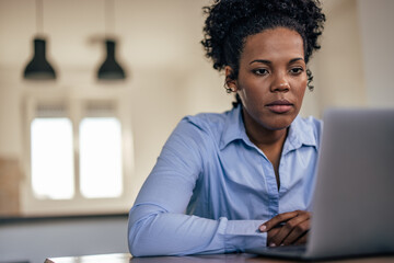 Ambitious adult woman, hoping for a promotion at work